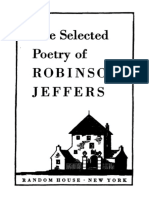 Selected Poetry of Robinson Jeffers Cover