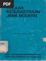 Download Telaah Kesusastraan Jawa Modern 28 1975 29pdf by Lulut Santoso SN378799795 doc pdf