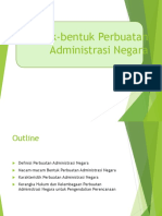 Bentuk-Bentuk Perbuatan Administrasi Negara FIX