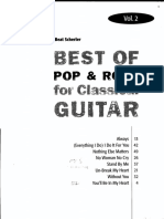Best of Pop Amp Rock For Classical Guitar 2