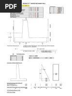 Design of 3m Toe Wall for CEP | PDF | Bending | Stress (Mechanics)