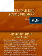 14 AVA CLASE LA NULIDAD 2011-II.ppt