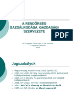 Rendőrség Gazdálkodása, Gazdasági Szervezete Nappai 1.évf.