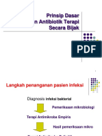 Prinsip Dasar Penggunaan Antibiotik Terapi