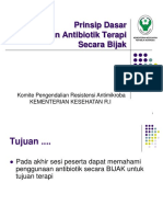 Prinsip Dasar Penggunaan Antibiotik Terapi