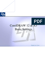 Corel Draw Basic Setting