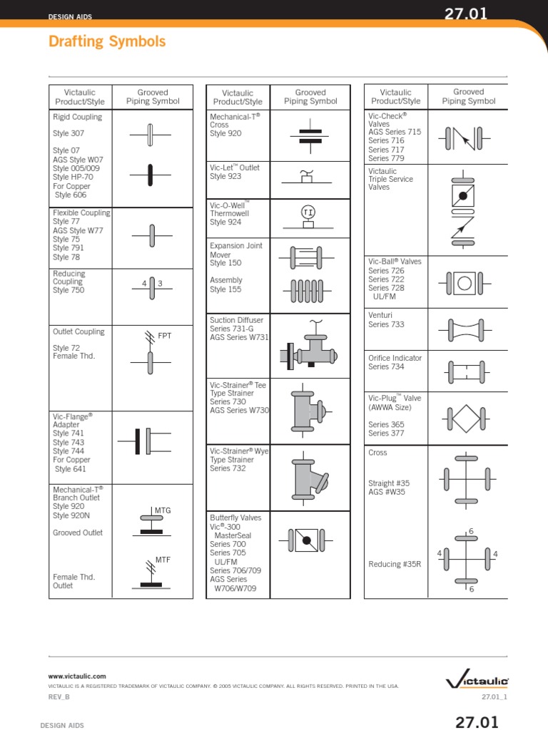 Drafting Symbols | PDF | Plumbing | Chemical Engineering