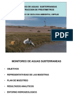 MOnitoreo de Aguas Subterráneas y Const. de Freatímetros