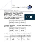 Examen Contrôle TFI Mastère Finance Juin 2016