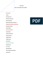 Lista de Livros para melhorar a escrita da língua portuguesa.
