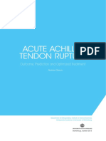 Acute Achilles Tendon Rupture