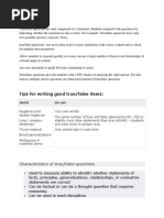 Understanding Supply Type Test Items | PDF | Multiple Choice ...