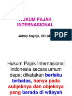 Hukum Pajak Internasional