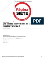 Los Costos Económicos de La Mediterraneidad - _Diario Pagina Siete