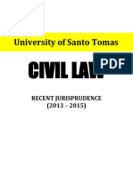 Recent Jurisprudence Civil Law