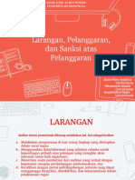 Larangan Kode Etik Auditor Intern Pemerintah