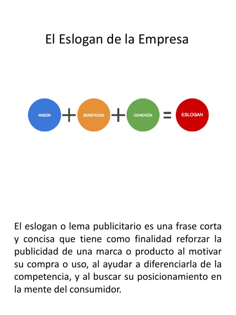 El Eslogan de La Empresa | PDF