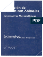 Evaluacion de Pasturas Con Animales Alternativas Metodologicas