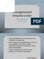 Managmentul Timpului Scolar