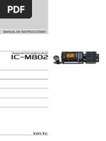 IC M802 SPANISHinstructions