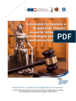 CEDO ca parte integranta a metodologiei judiciare - motivarea hotararilor.pdf