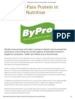Role of By-Pass Protein in Ruminant Nutrition - Devenish Nutrition