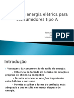 Tarifa de energia elétrica