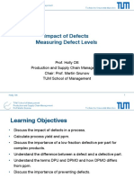 Impact of Defects-Measuring Defect Levels