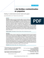 AO6 Cicatrizacao de Feridas Contaminadas Tratadas Com Papaina