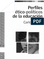 Cullen Carlos Perfiles Etico Politicos de La Educacion s Marcas