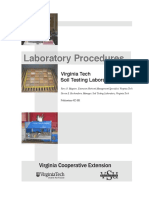 Laboratory Procedures: Virginia Tech Soil Testing Laboratory