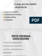 02 2016 Vrste Trovanja - Epidemiologija Trovanja - Faktori Toksičnosti