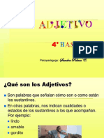 Adjetivo 4° Básico