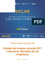 SICLAB - Tercer Informe - 2018