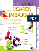 Educarea Limbajului 3-4 Ani