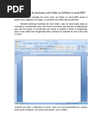 Criando Folder No Word 2007