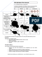 Proprietes Physiques - Activite Experimentale