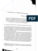 El Derecho A La Información en México Mariana Cendejas Jáuregui PDF