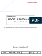 MODEL: LSC550HJ03-W: Samsung TFT-LCD