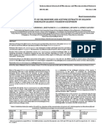 Antifungal Activity of Chloroform and Acetone Extracts of Solanum Dolichosepalum Againts Fusarium Oxysiorum