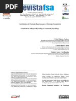 PACHECO, MAIA e BOMFIM - Contribuições Da Psicologia Rogeriana Para a Psicologia Comunitária