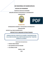 Informe Red de Datos Final - Colegio JEC