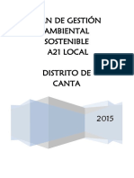 Plan de Gestión Ambiental - Canta