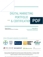 Digital Marketing Performance Portfolio 4