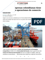 Colombia Analisis El Espectador Exportaciones