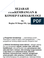 Sejarah Perkembangan Dan Konsep Farmakologi