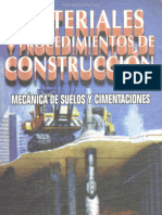 Materiales y Procedimientos de Construcción, Mecánica de Suelos y Cimentaciones - Vicente Pérez Alamá PDF