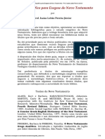 Guia Bibliográfico para Exegese Do Novo... To - Prof. Isaías Lobão Pereira Júnior