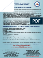 Requisitos Para Colegiarse Ccpcallao