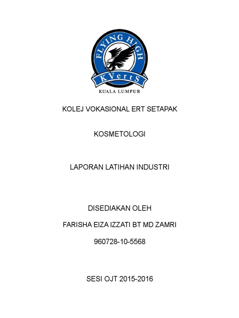 Laporan Ojt Kverts Kosmetologi Pdf